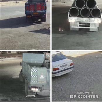 نمونه تصویر دوربین پلاک خوان اجرا شده پمپ بنزین در کاشان